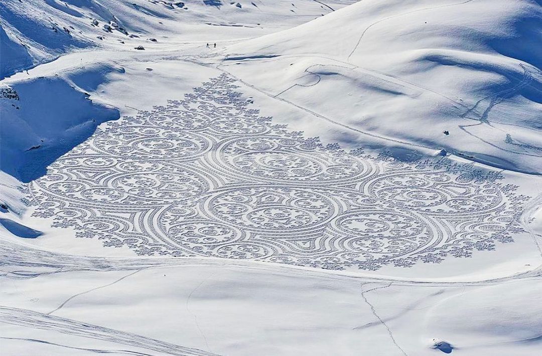 Snow artist Simon Beck on what it’s like to carve out your own path